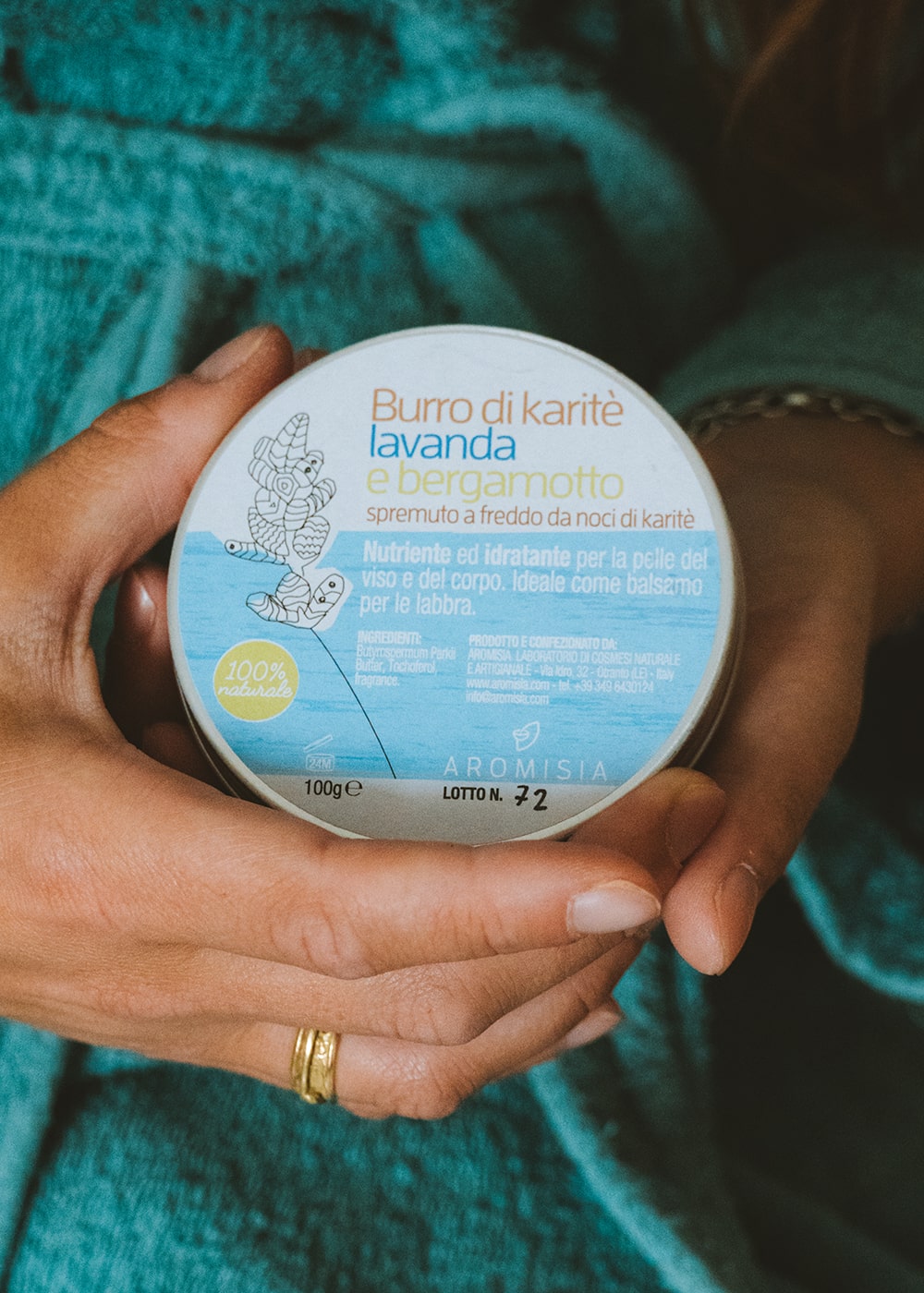 burro di karite pelli idratate