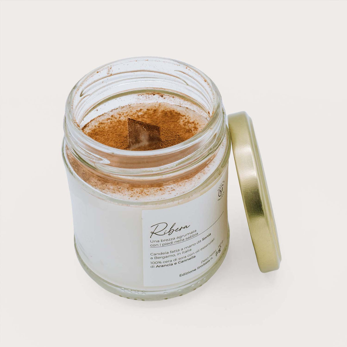 Eco Candela naturale in cera di soia Make You Greener