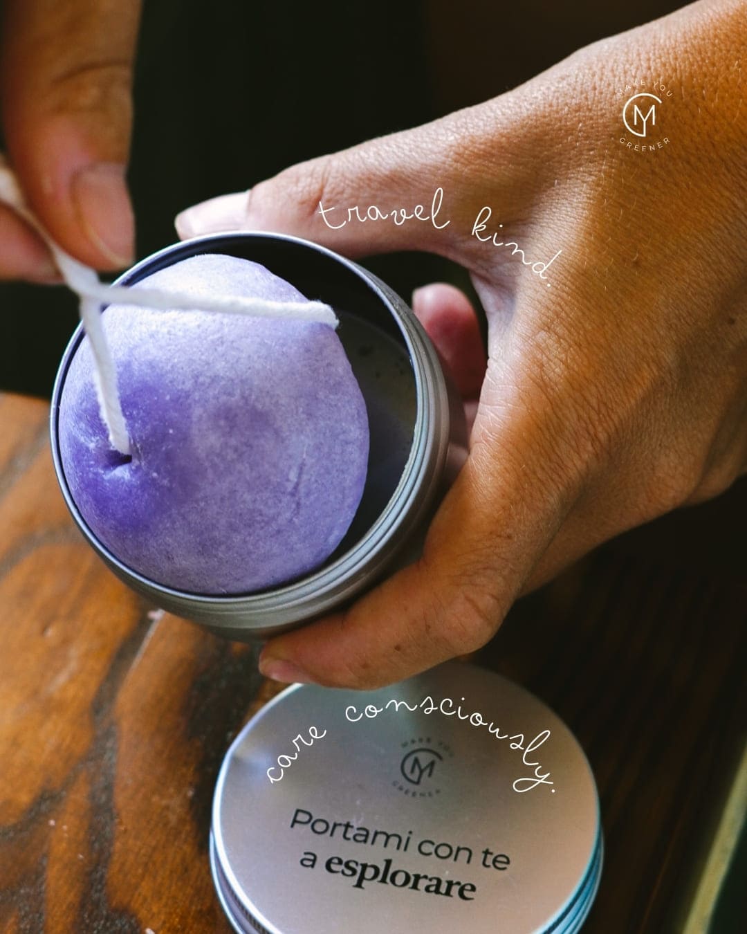 Shampoo solido per capelli ricci e mossi Ponente