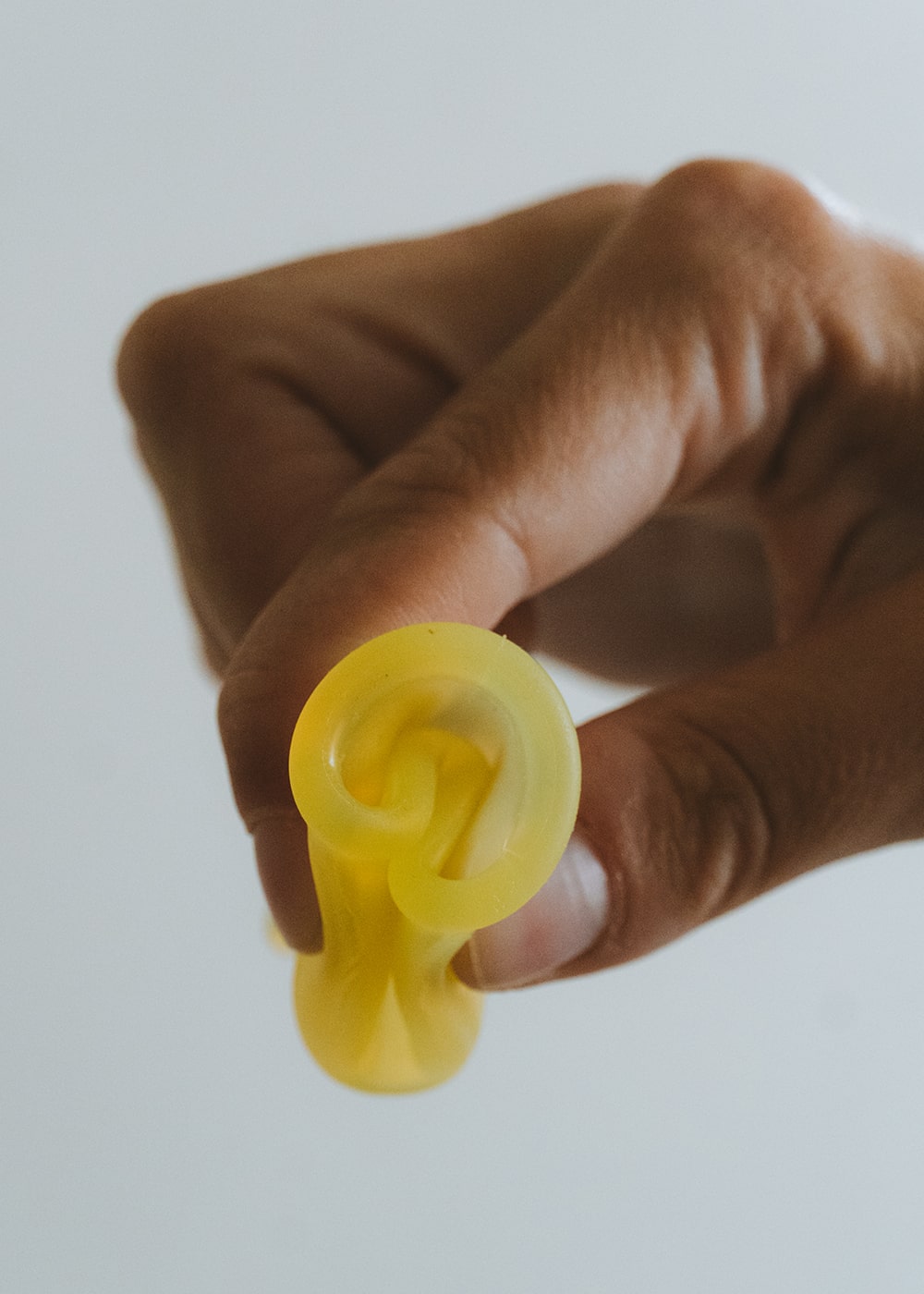 coppetta mestruazioni piegata