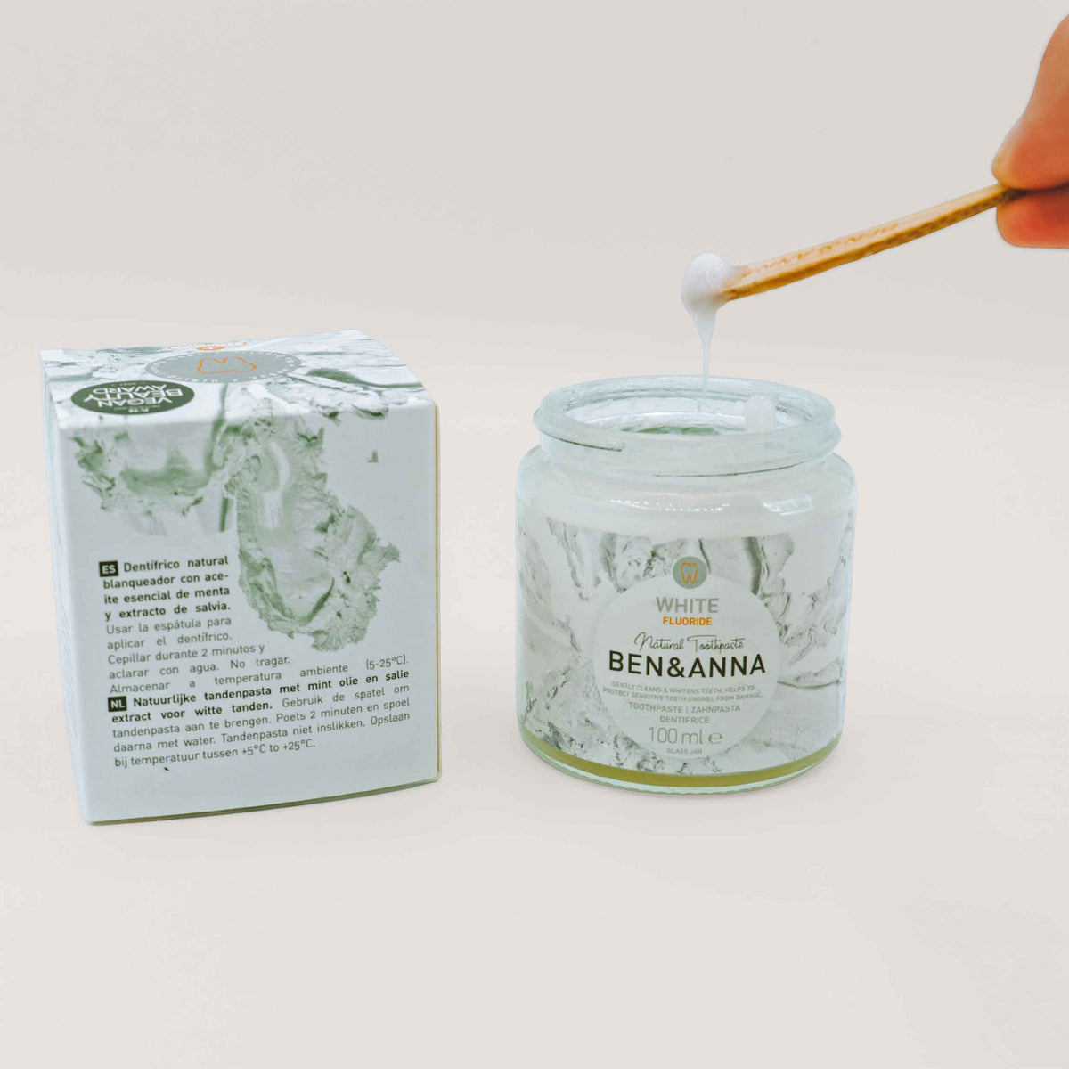 Dentifricio naturale in vetro Ben & Anna