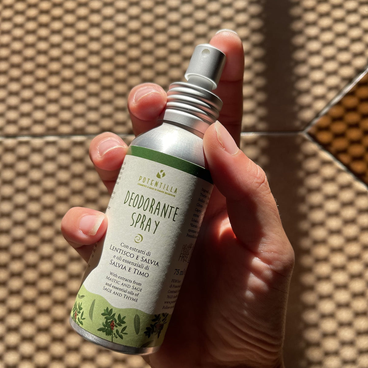 Deodorante naturale in spray Potentilla