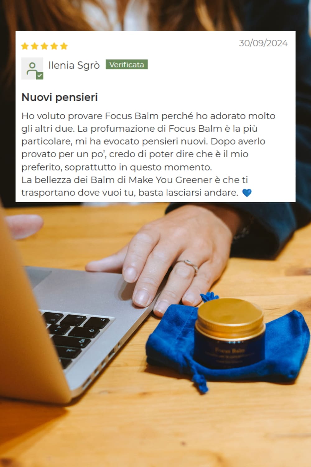 Focus Balm - Balsamo per la concentrazione Make You Greener