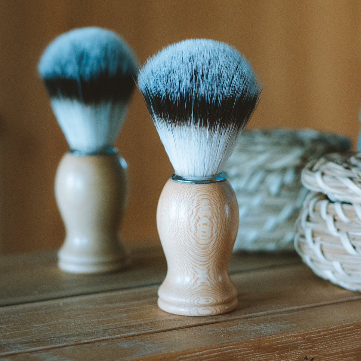 Pennello da barba in legno Banbu