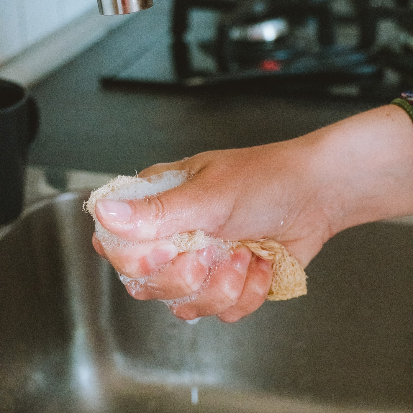 spugna di luffa schiuma