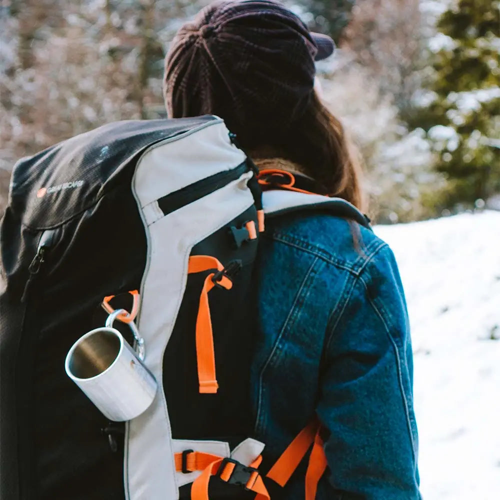 Tazza con moschettone in acciaio inossidabile Make You Greener