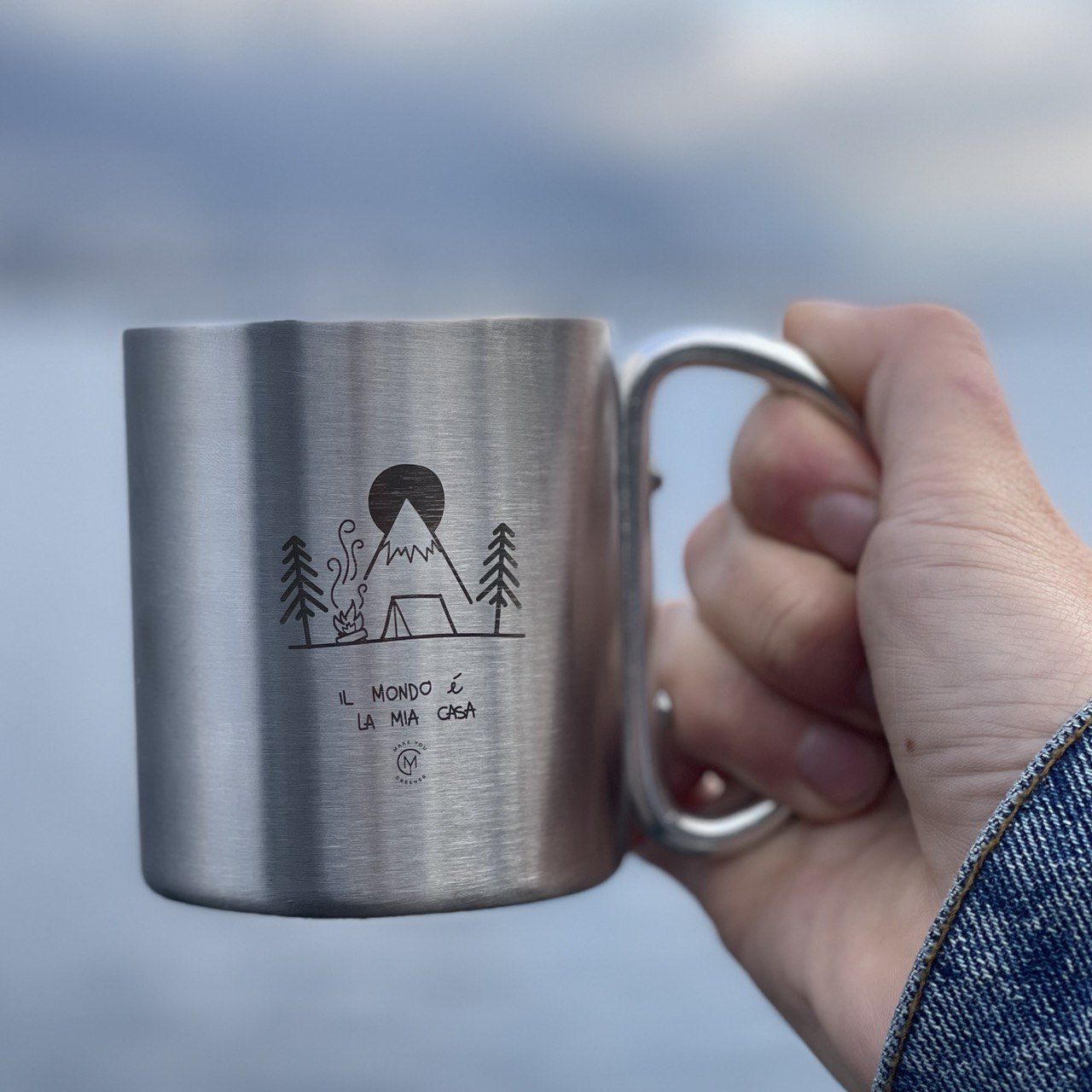 tazza acciaio inossidabile