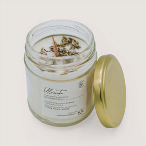 Eco Candela naturale in cera di soia