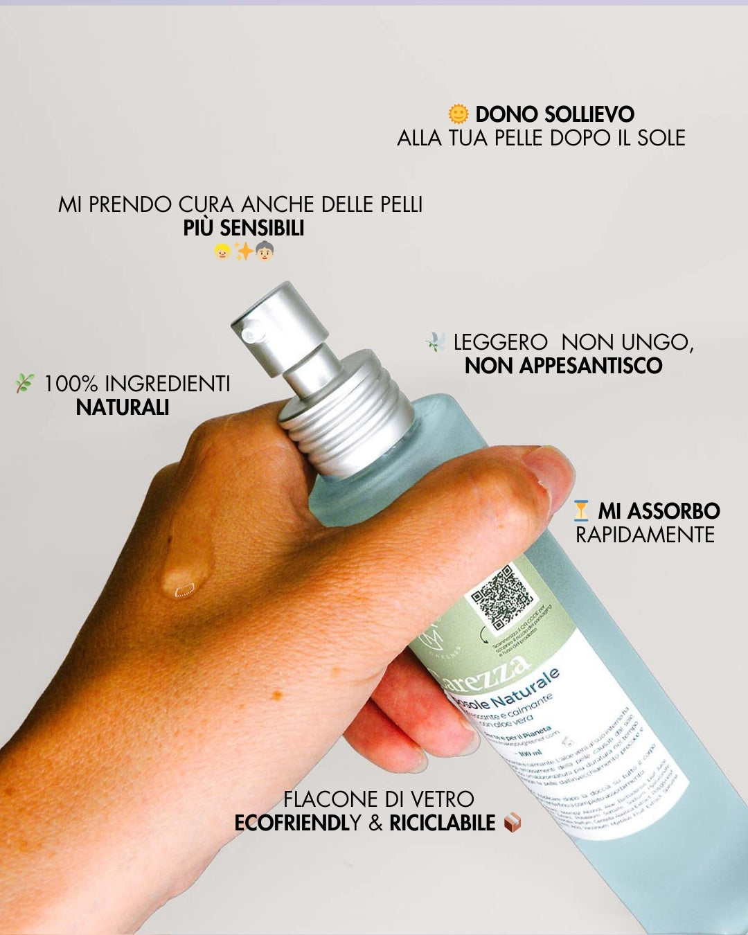 Doposole naturale Carezza