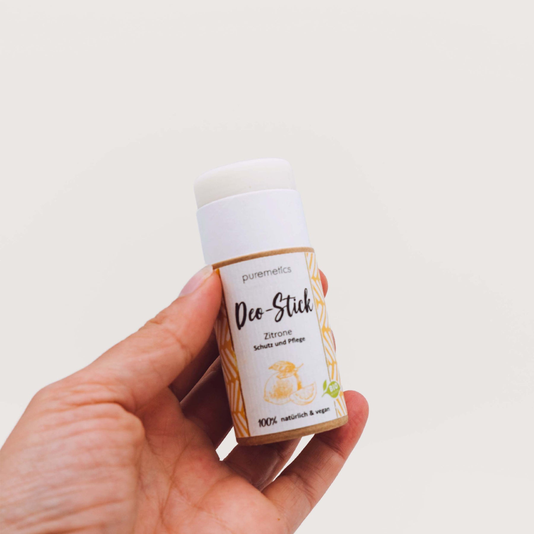 Deodorante Plastic Free alla torta di limone Puremetics