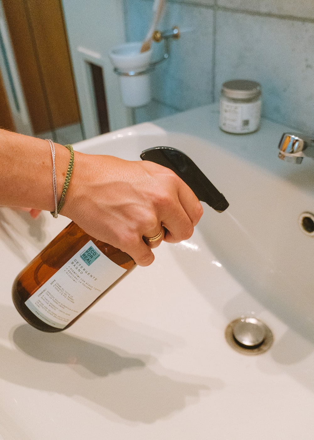 eco for real pulizie bagno plastic free