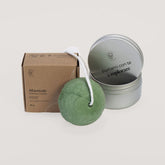 Kit shampoo solido con contenitore Make You Greener