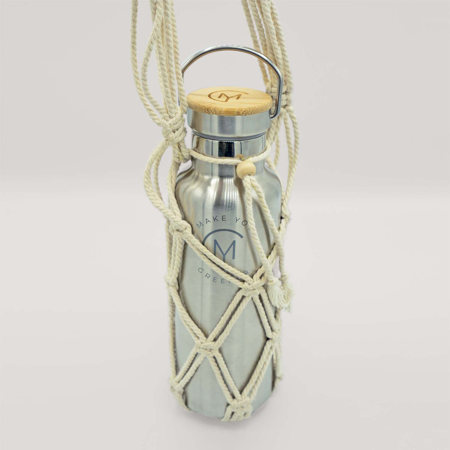 Porta borraccia macramé fatto a mano Make You Greener