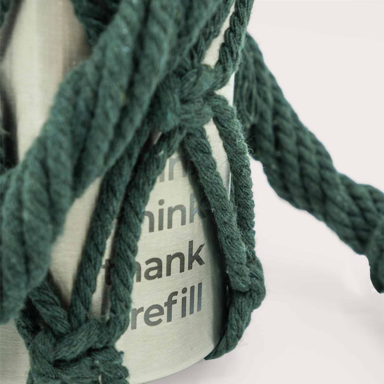 Porta borraccia macramé fatto a mano Make You Greener