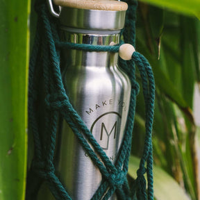 Porta borraccia macramé fatto a mano