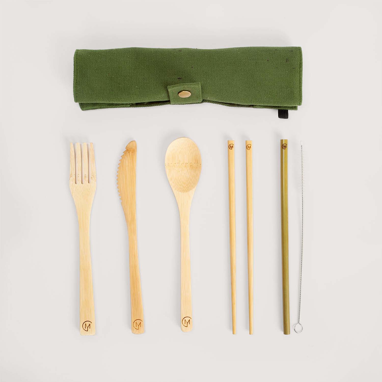 Set di posate in bamboo Make You Greener