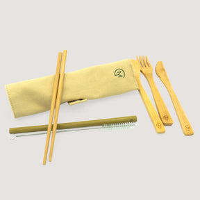 Set di posate in bamboo Make You Greener