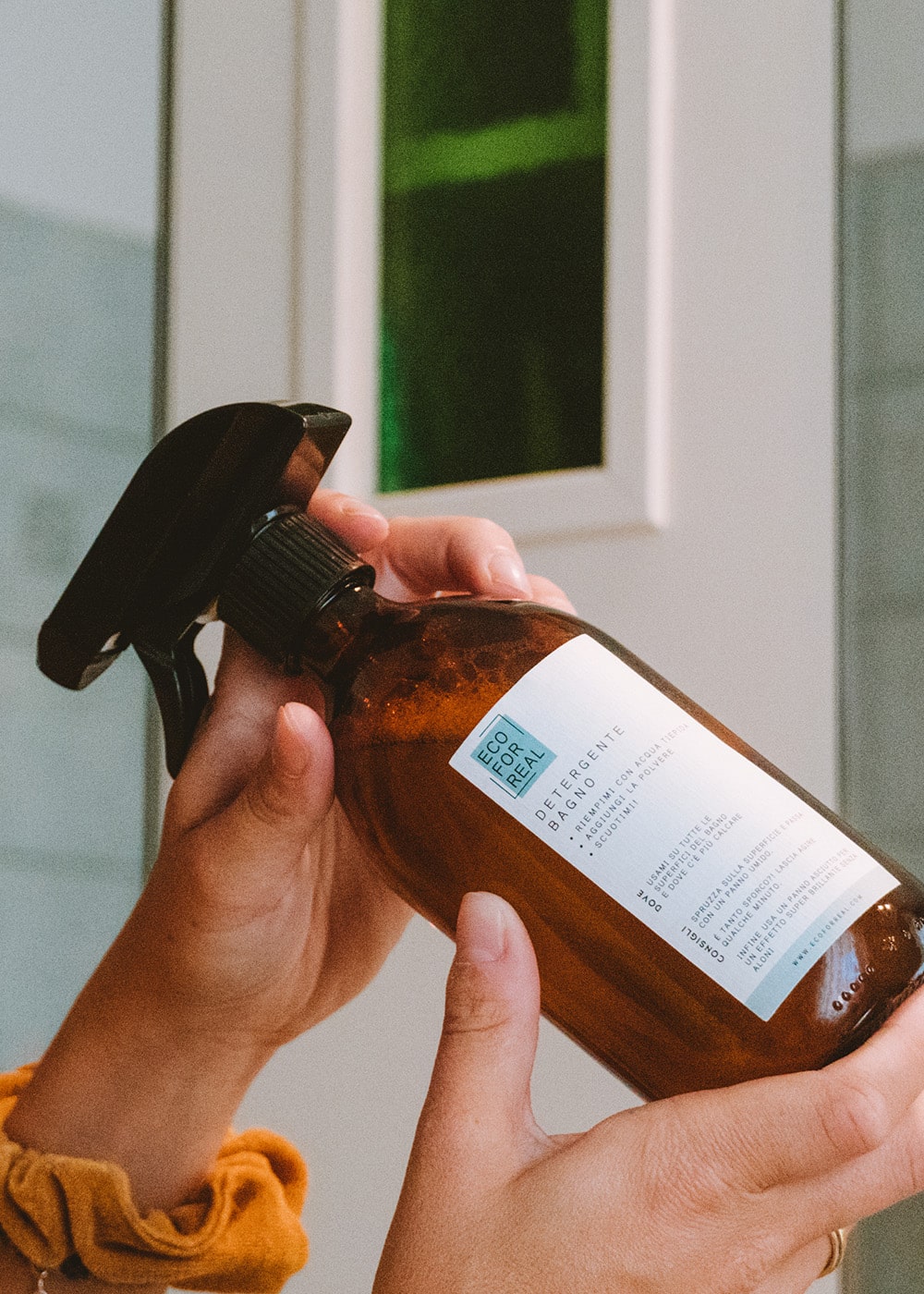 pulizie naturali plastic free bagno