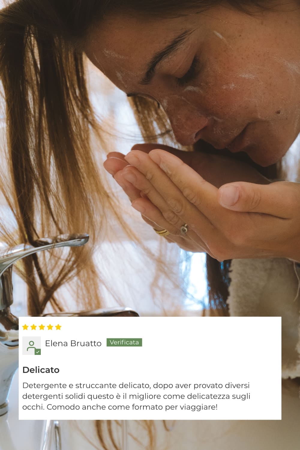 Detergente viso solido Fiocco di Neve