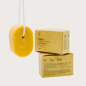 Shampoo + Balsamo solido 2in1 Papayo