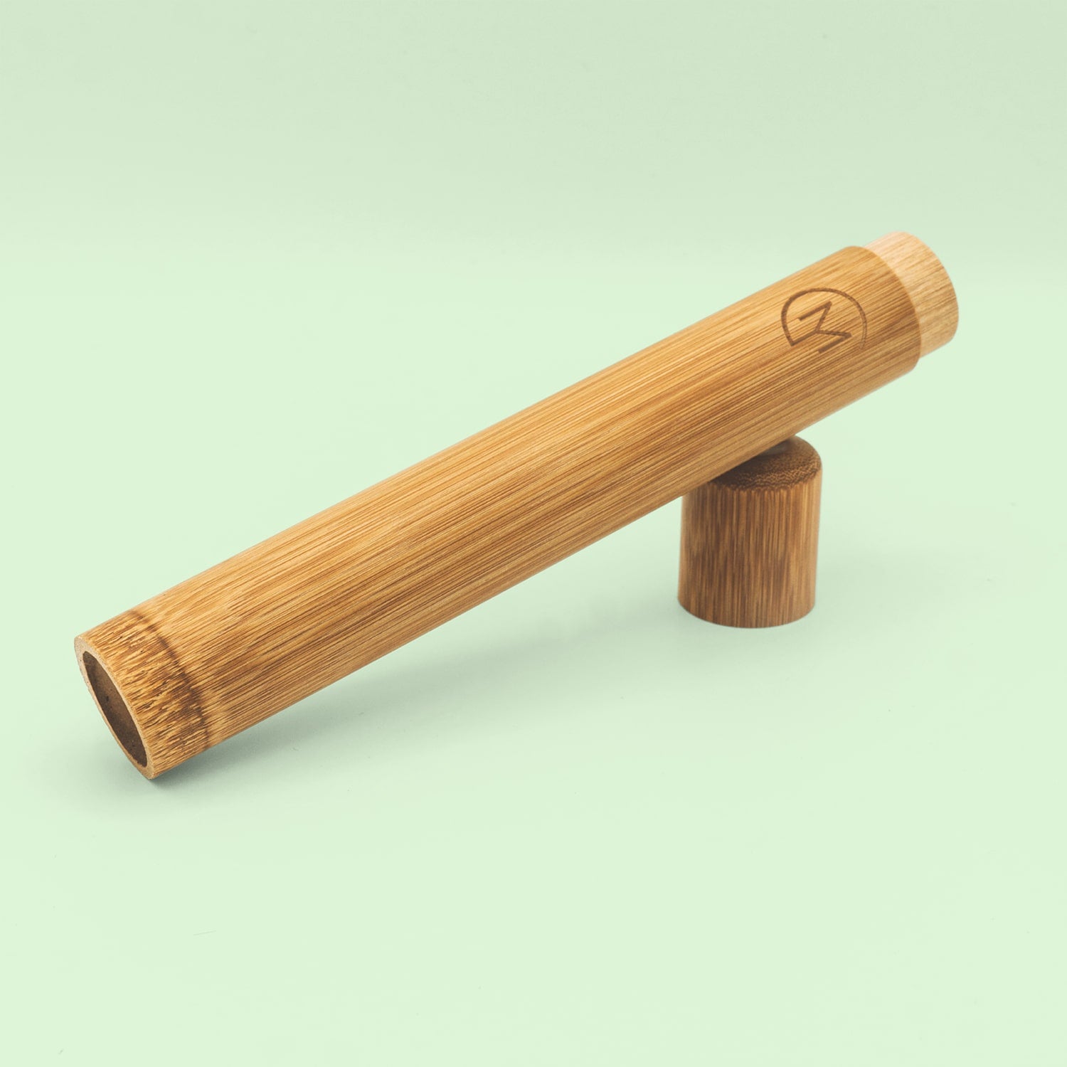 Tubo portaspazzolino in bambù