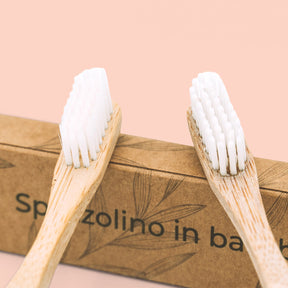 spazzolino denti bambu